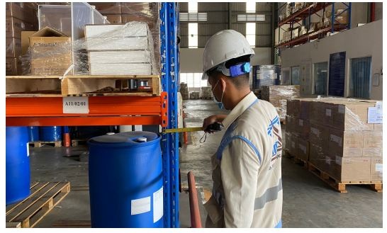kiểm tra kích thước hình học của cấu kiện chịu lực
