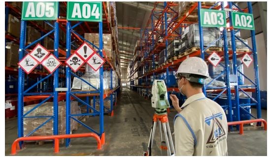- Quan trắc, kiểm tra võng, nghiêng cột khi chất thử tải.